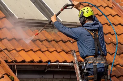 Démoussage et hydrofuge de toiture à Bricqueville-sur-Mer